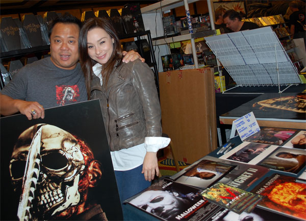 Chang Tseng and Danielle Harris at Creation Weekend of Horror 2011