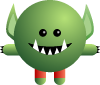 Cute Green Monster
