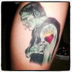 My Frankenstein's Monster tattoo. This is the first piece for my Universal Monsters leg sleeve. I plan on getting the Bride, Dracula and the Wolfman...